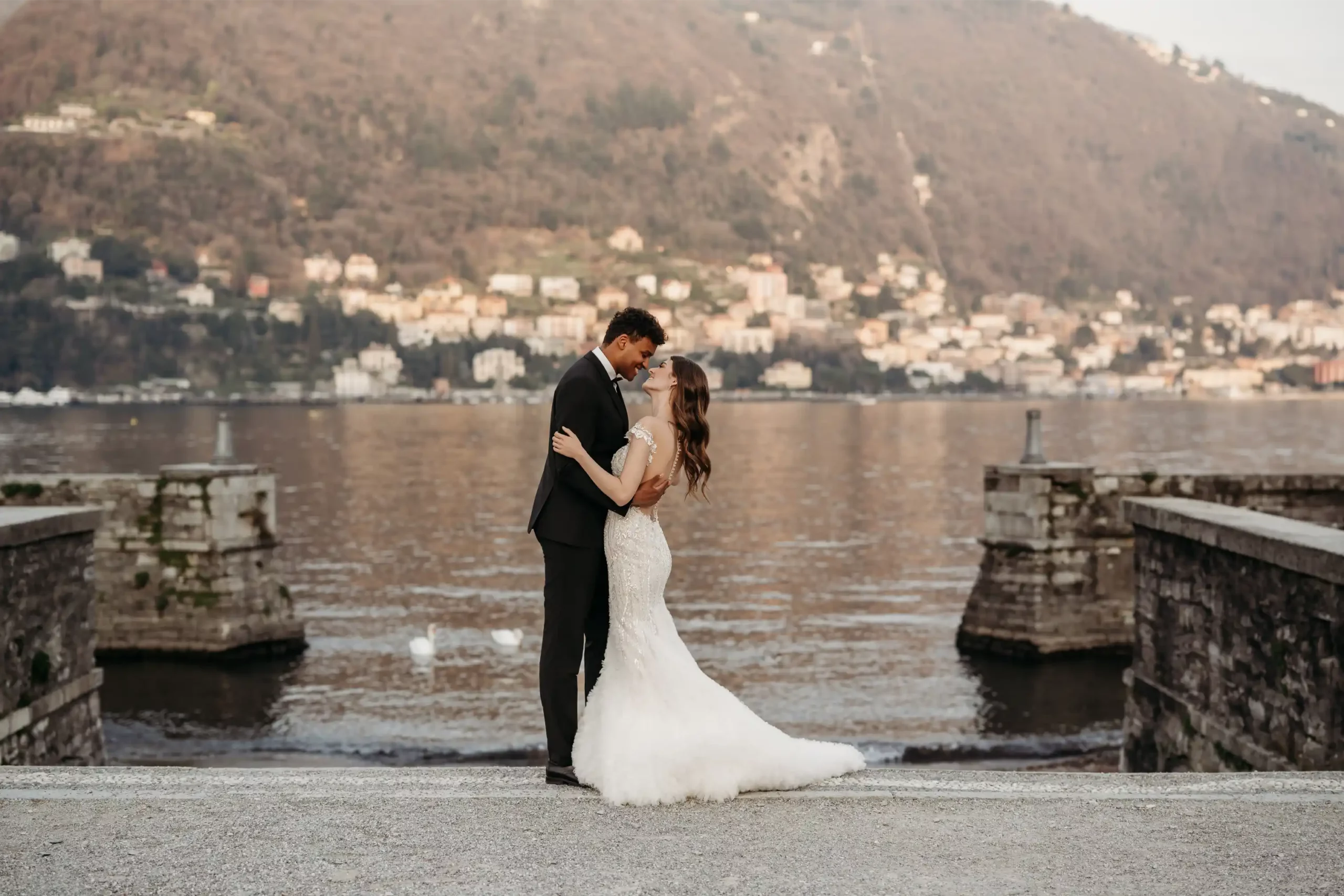 Hochzeit am Comer See Villa Parravicini Revel