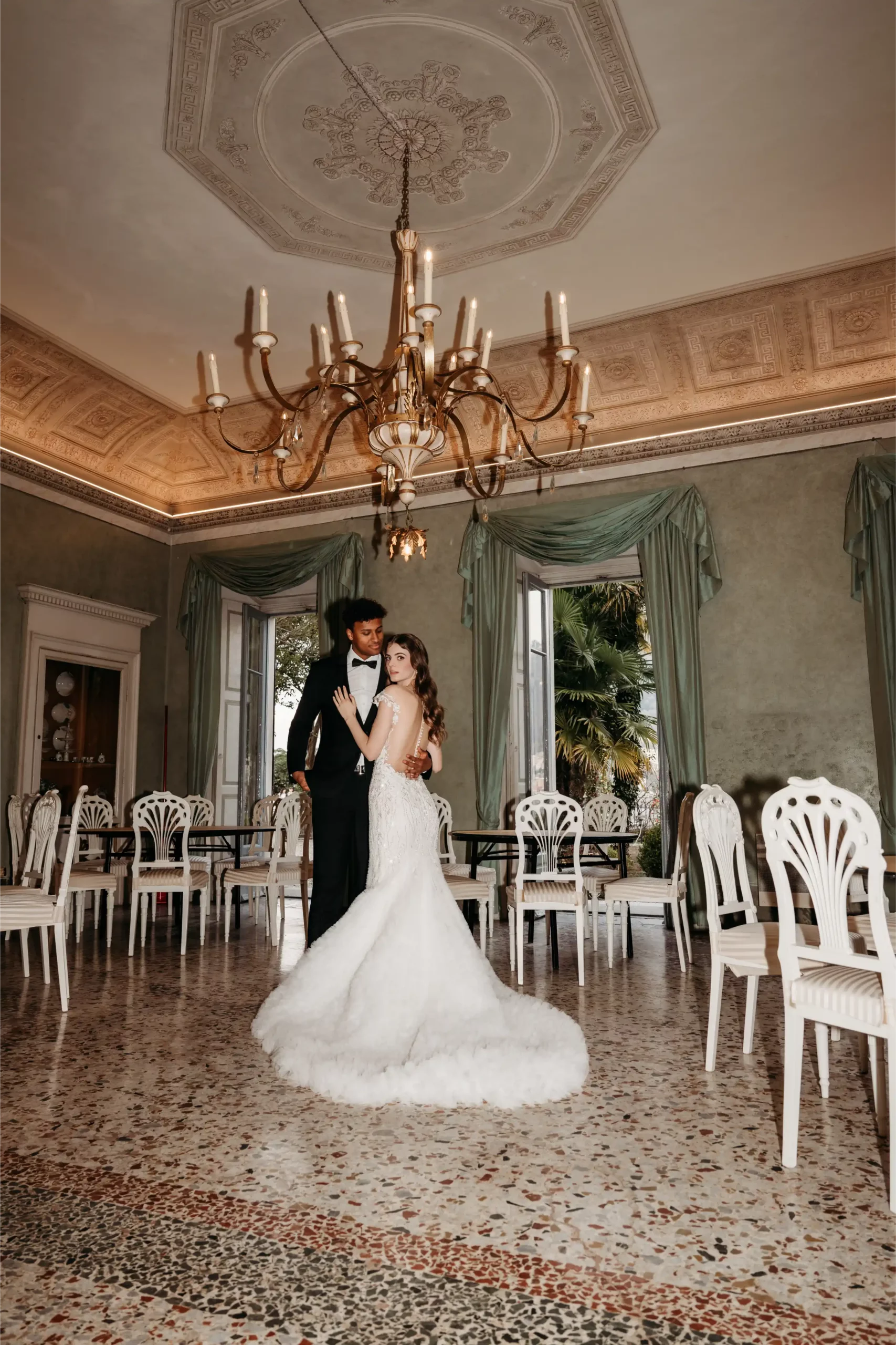 Villa Parravicini Revel Hochzeitsfotos in der Villa