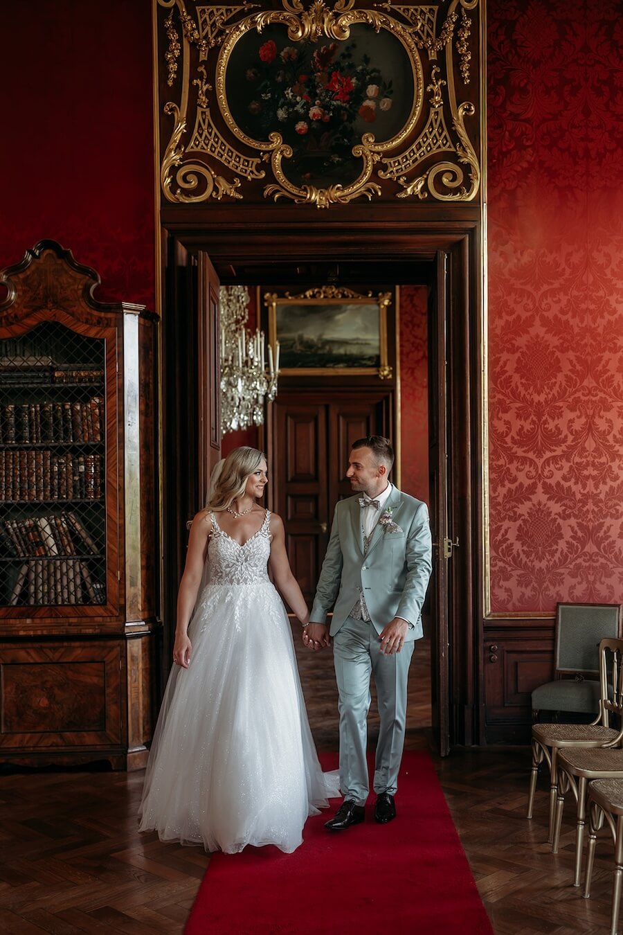 Schloss Eckartsau Hochzeitsfotos Roter Saal